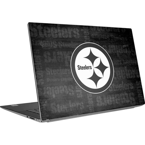 NFL Pittsburgh Steelers Black & White Dell XPS Skin